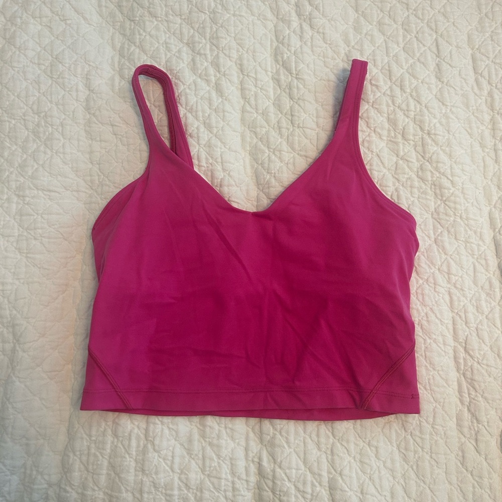 lululemon sonic pink align tank